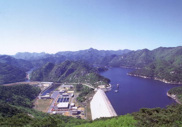 부안다목적댐 전경